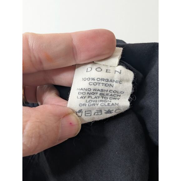 Doen Women's Jade Shorts size 10 Black Pleated High Waist - Picture 7 of 11